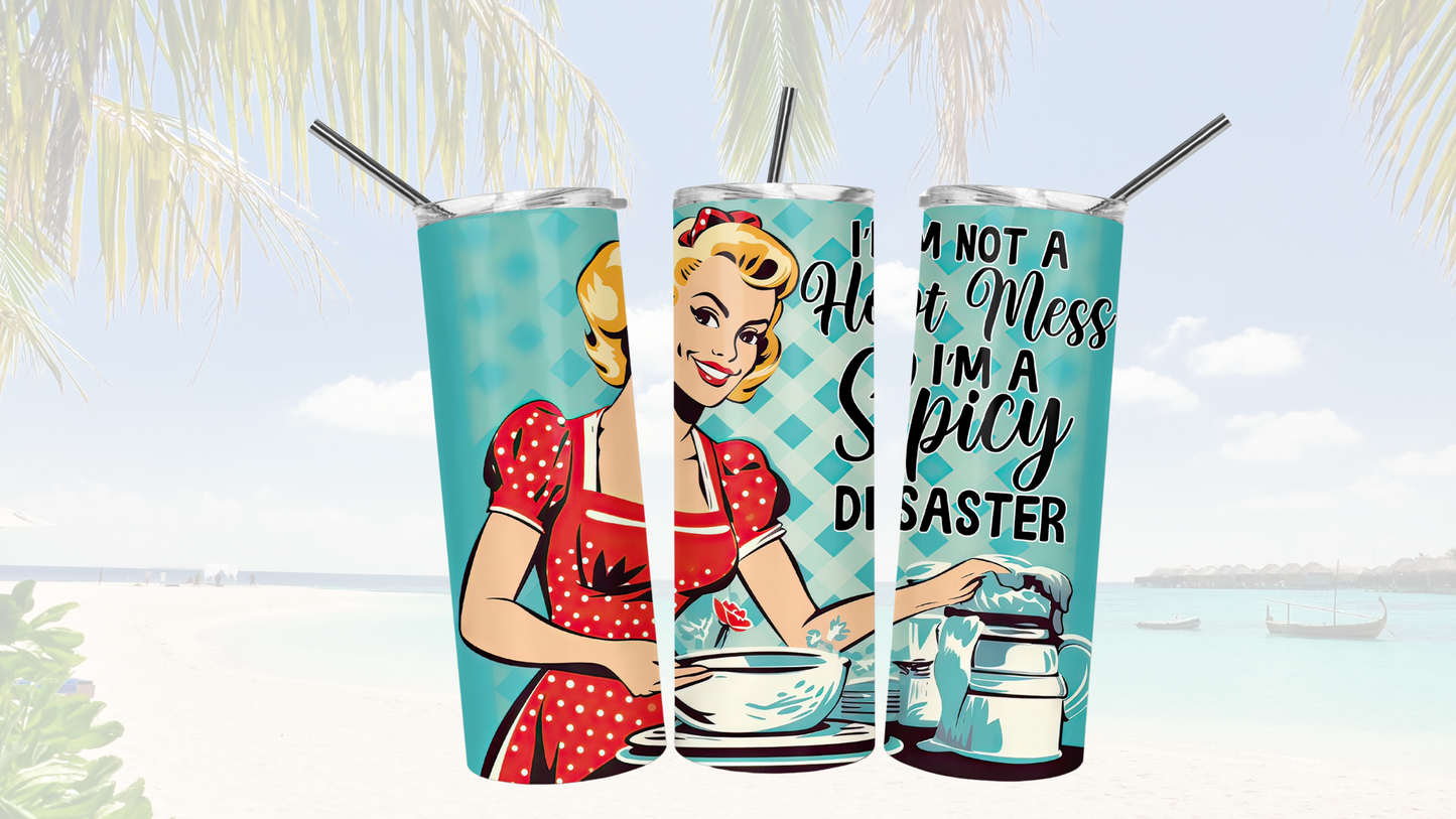 Vintage Tumbler Women Witty Funny Quotes: Series : Sissy-Mindy&Clarice.